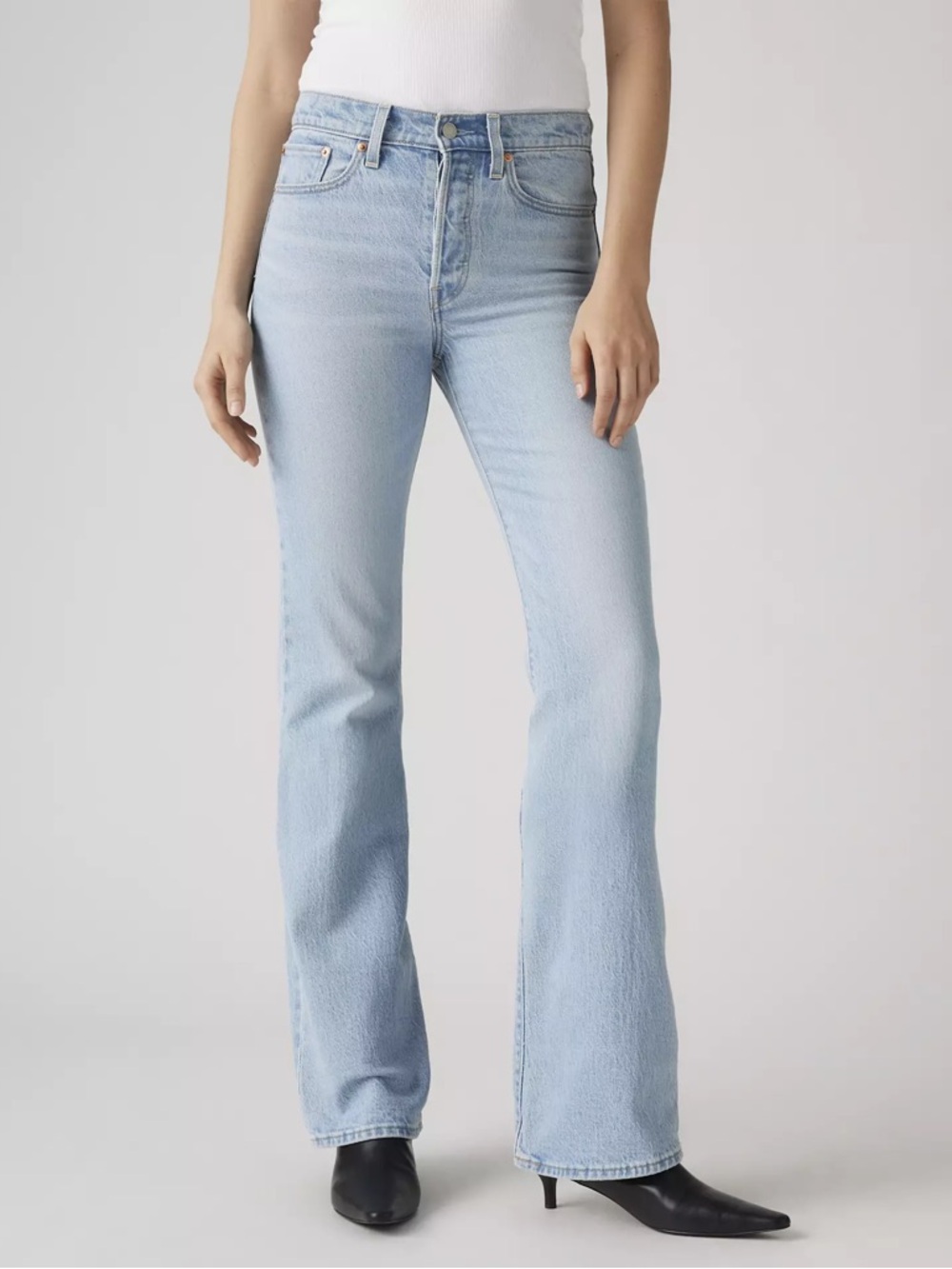 LEVI's Wedgie Bootcut Jean 27 LIKE NEW - Picture 2 of 13
